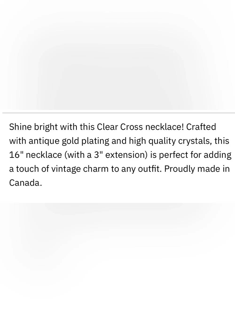 TOVA Cross in pink Multicolor Crystals Necklace.